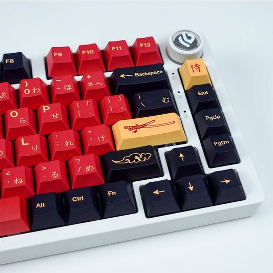 Red Samurai JP Legends Cherry Keycaps Set