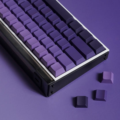 Purple Gradient Side Engraved Keycaps - OEM