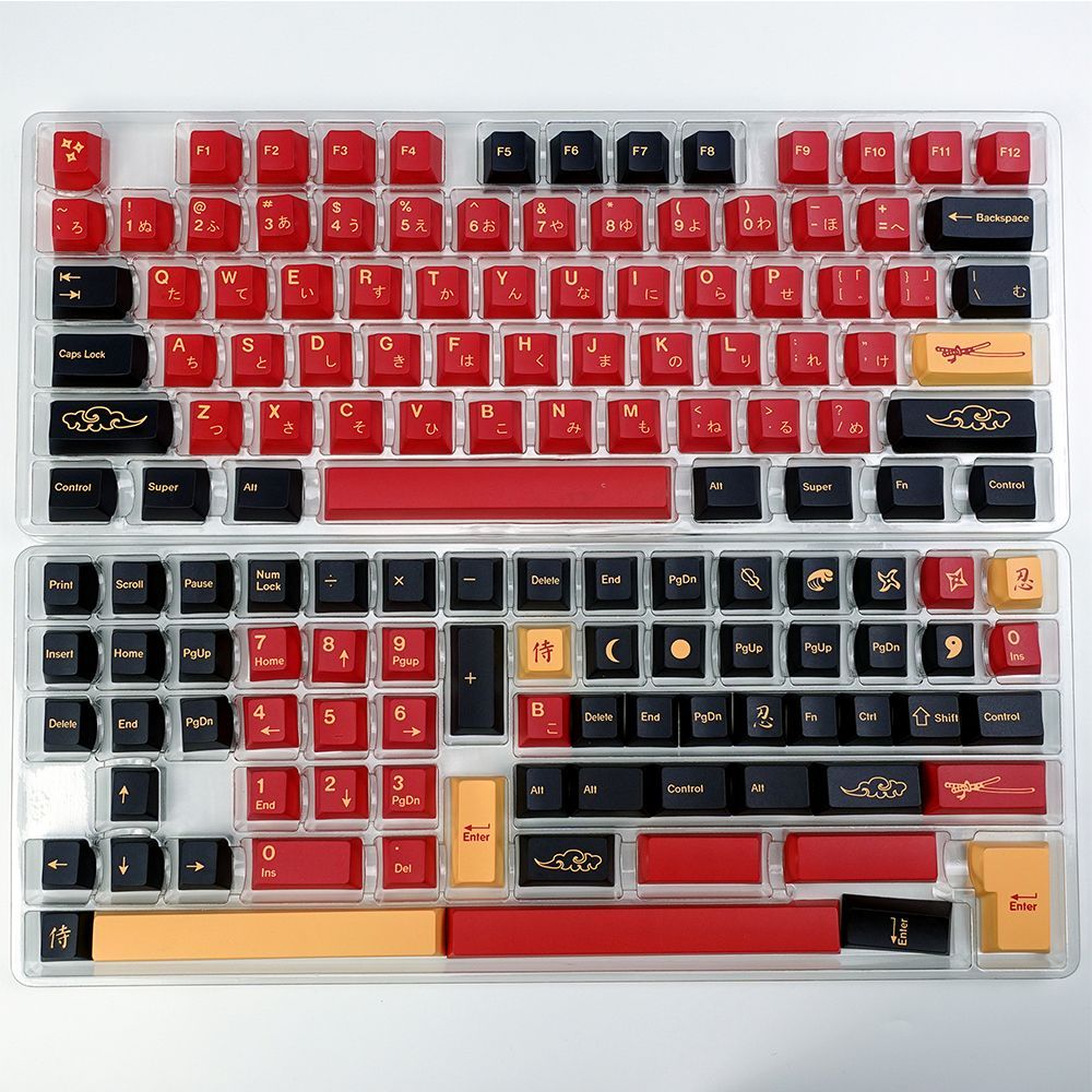 Red Samurai JP Legends Cherry Keycaps Set