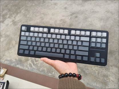 Gray Gradient Side Engraved Keycaps - OEM
