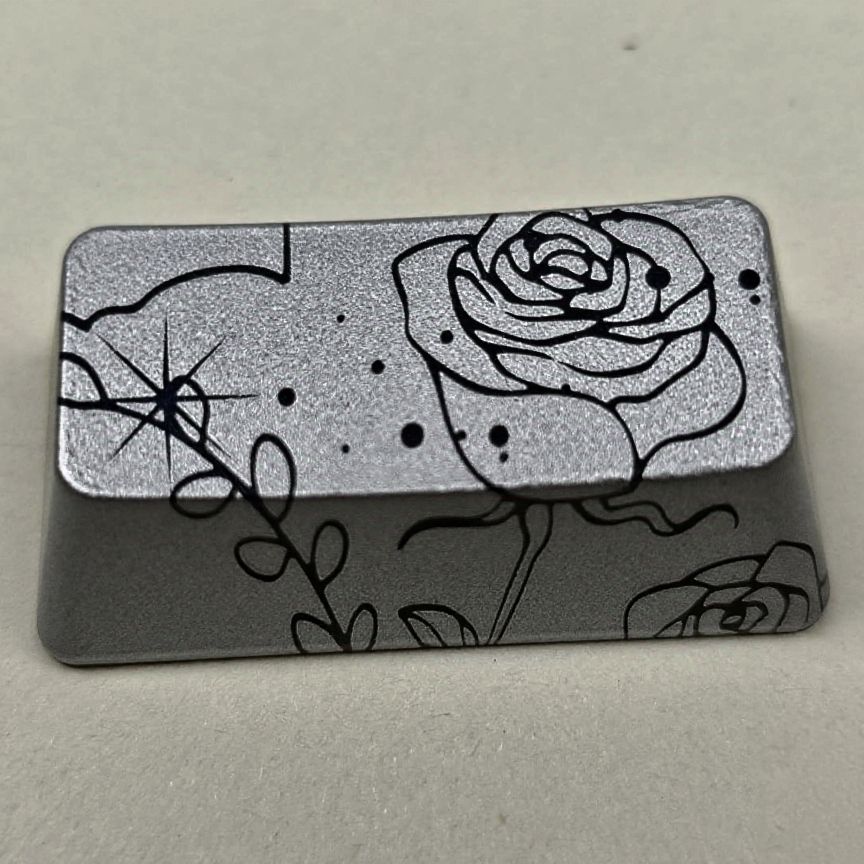 Rose Enter and Backspace Shine Through Keycaps - Combo of 2 Keys