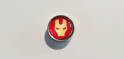 Marvel DC Themed Metal+ABS Round Keycaps Single