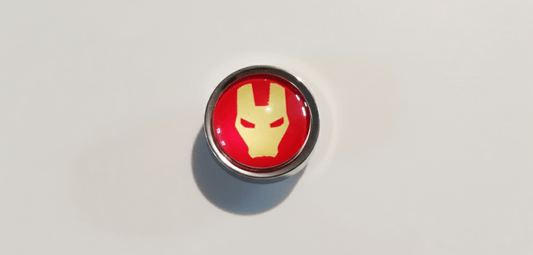 Marvel DC Themed Metal+ABS Round Keycaps Single