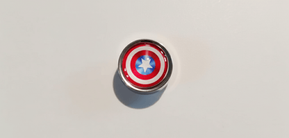 Marvel DC Themed Metal+ABS Round Keycaps Single