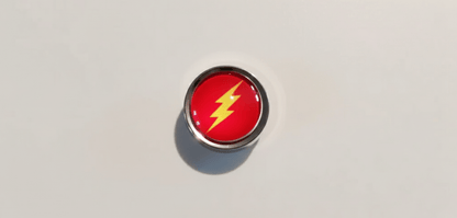Marvel DC Themed Metal+ABS Round Keycaps Single