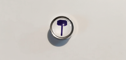 Marvel DC Themed Metal+ABS Round Keycaps Single