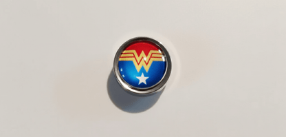 Marvel DC Themed Metal+ABS Round Keycaps Single