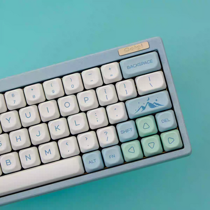Snow Mountain PBT KOA Profile 120+ Keys Keycaps Set