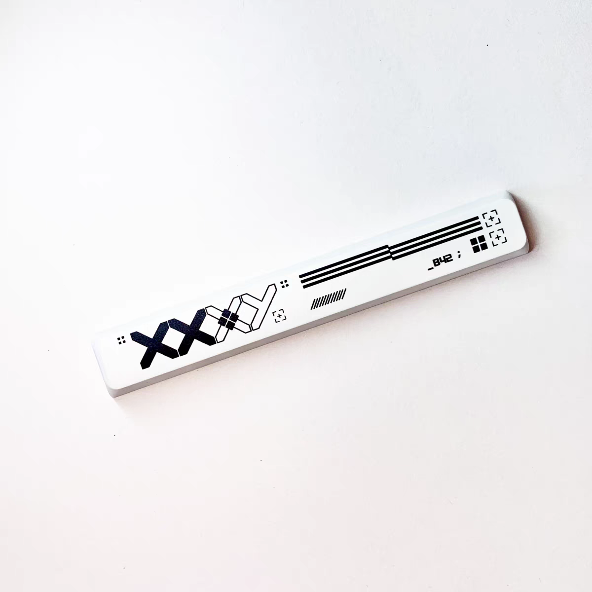 PrintStream White PBT Original Height Spacebar Keycaps