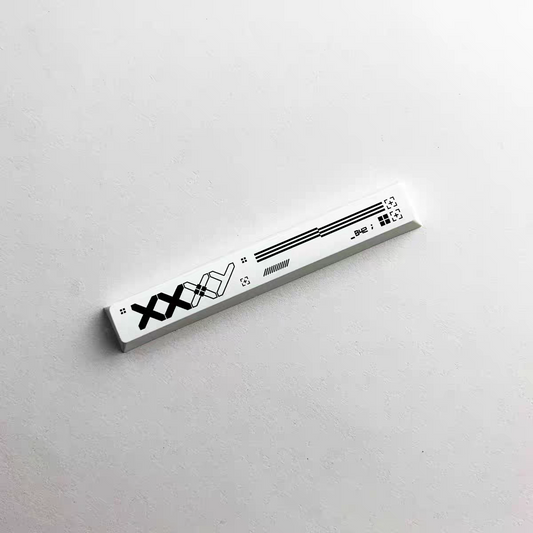 PrintStream White PBT Original Height Spacebar Keycaps