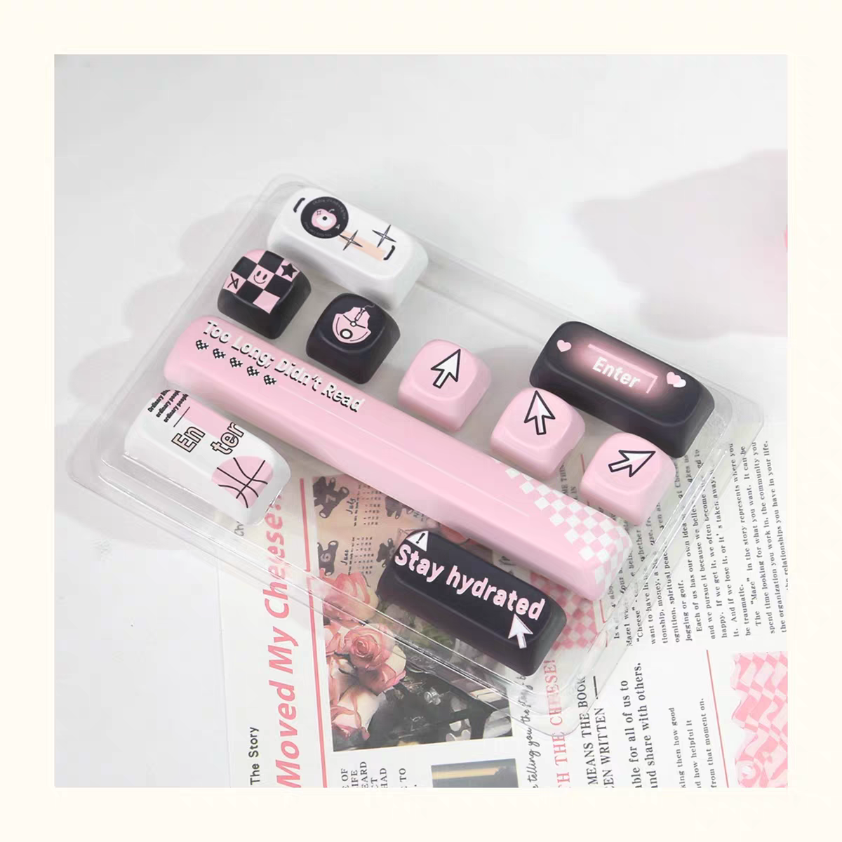 MOA Profile Mini Keycap Set with Spacebar - Pink