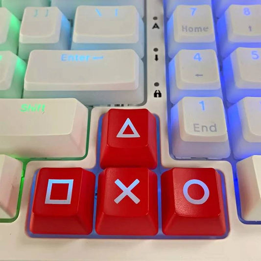 PS4 Face-button backlit Arrowkey Set - Red