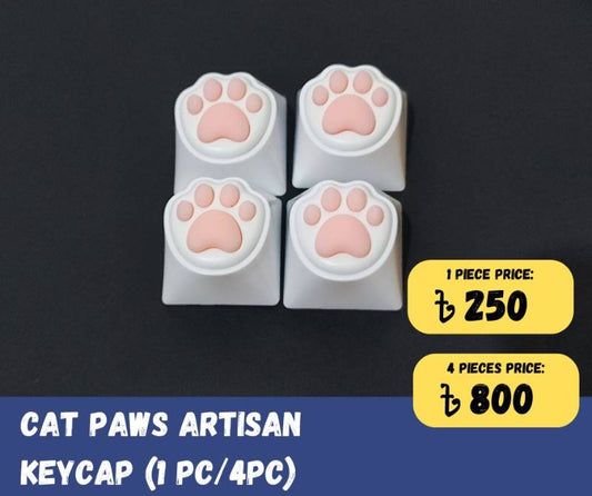 Zifriend Cat Paw Artisan Keycap 1key