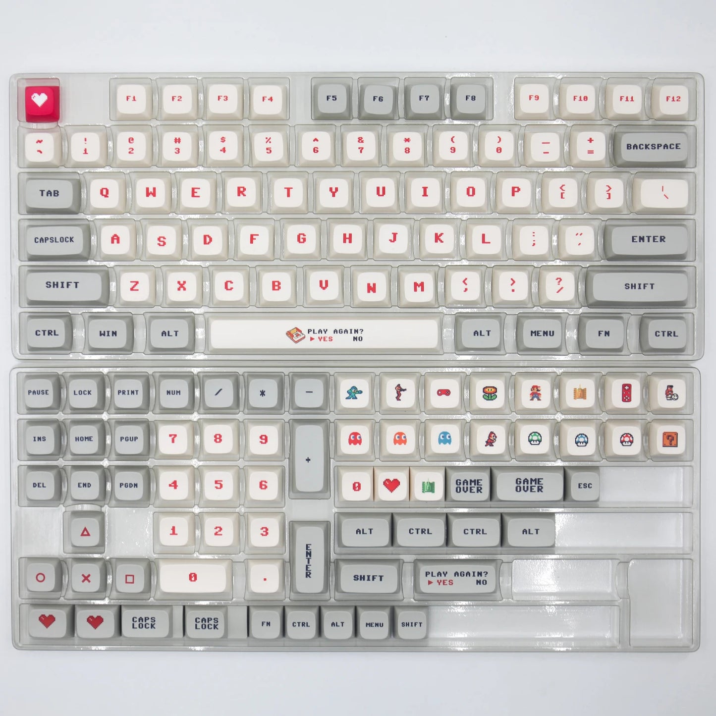 Retro Games XDA PBT Keycaps Set Canned