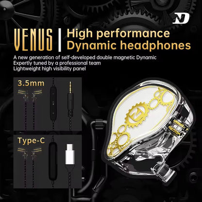 ND Venus Type-C Dynamic Driver HiFi IEM