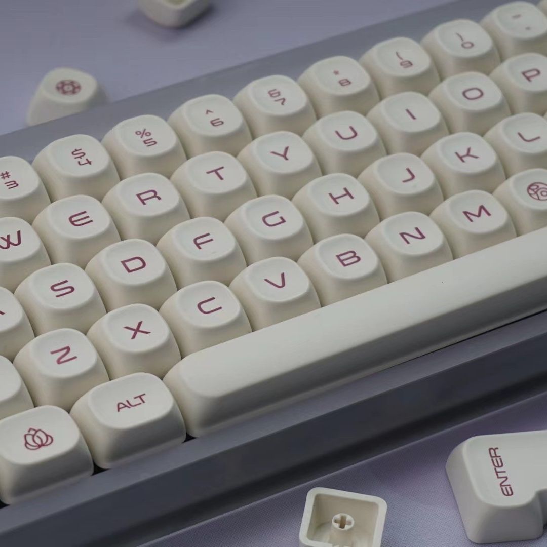 White Lotus MOA Profile 120+ Keys Keycaps Set