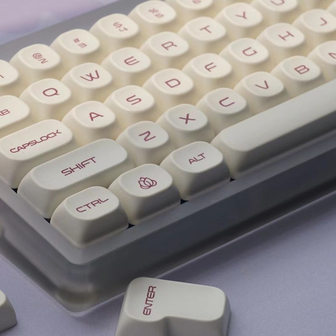 White Lotus MOA Profile 120+ Keys Keycaps Set