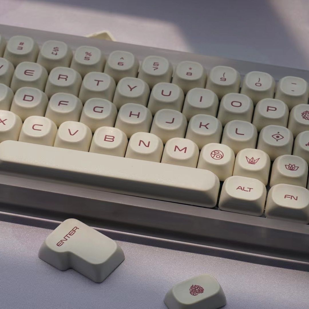 White Lotus MOA Profile 120+ Keys Keycaps Set