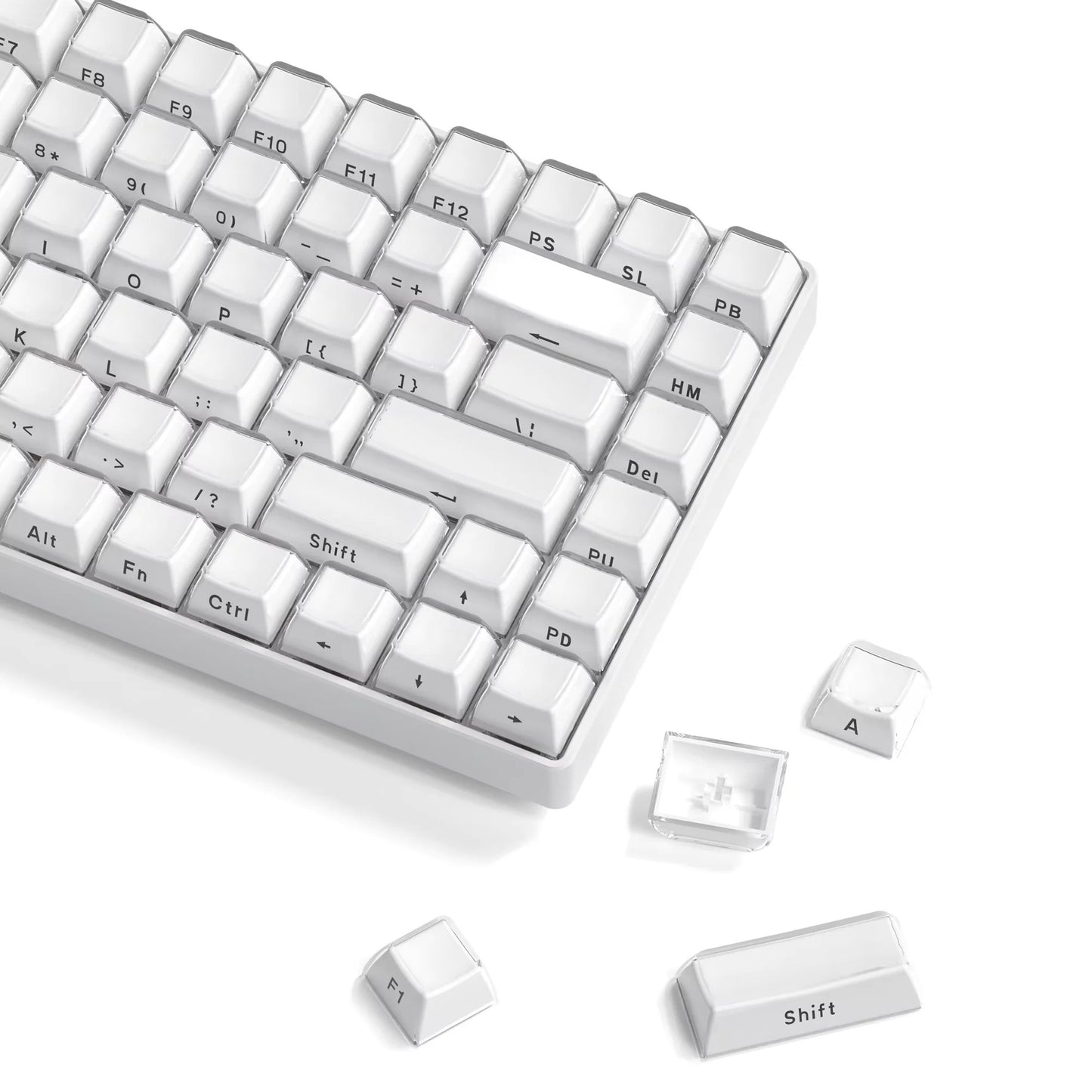 XVX Jello Side-Printed Translucent OEM Profile Keycap (113-Key)