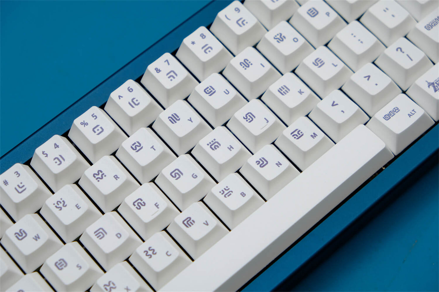 Zelda Purple on White 120+ Keys Cherry Keycaps Set